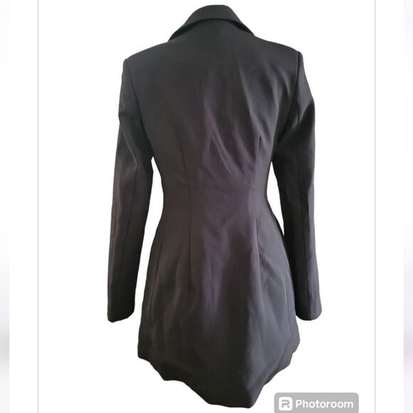 SLA the label Black London Dimante Bralet Blazer Dress - Picture 3 of 7